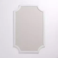 Kirklands Home Wall Storage|White Curved Frame Pinboard