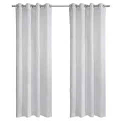 Kirklands Home Curtains & Drapes|Diamond Sheer Curtain Panel, 108 in. White