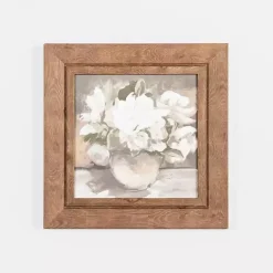 Kirklands Home Framed Art|Floral in Vase Framed Art Print White