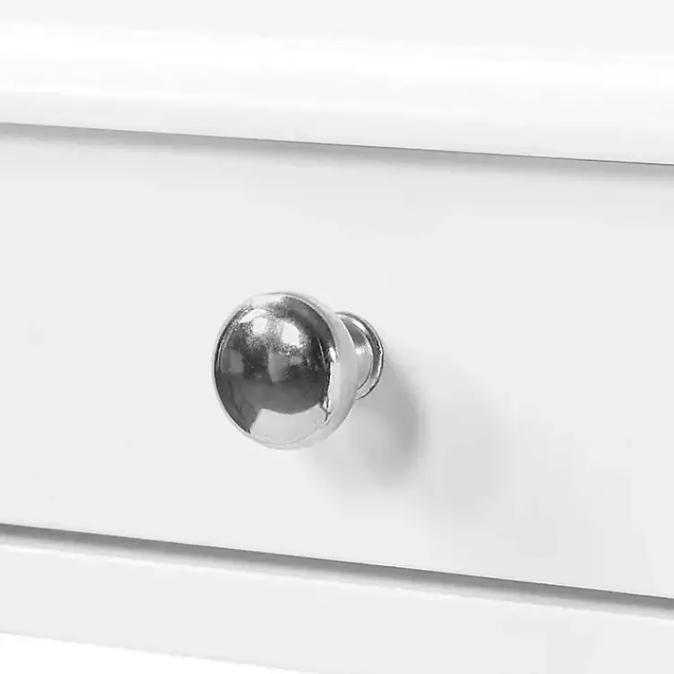 Kirklands Home Accent & End Tables|French Country Single Drawer Accent Table White