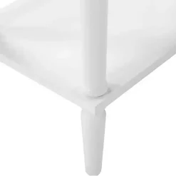 Kirklands Home Accent & End Tables|French Country Single Drawer Accent Table White