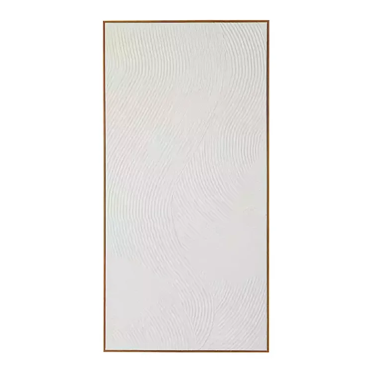 Kirklands Home Canvas Art|Geometric Dimensional Canvas Art Print White