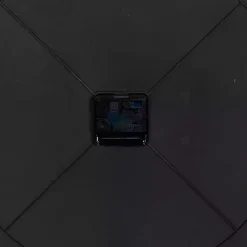 Kirklands Home Clocks|Glass Frame Gold Accent Wall Clock White