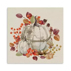 Clearance Harvest Pumpkin Canvas Art Print Fall