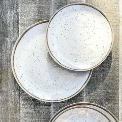 Kirklands Home Outdoor Dining|Haven Melamine Low Bowls, Set of 6 White