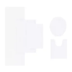 Kirklands Home Bathroom Rugs|High Pile Marshmallow Bath Mat, 72 in. White