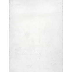 Kirklands Home Area Rugs|Iliza Shag Area Rug, 5x8 White