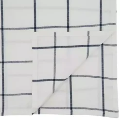 Kirklands Home Table Linens|Large Plaid Long Table Runner, 72 in. White