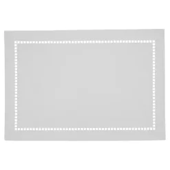 Kirklands Home Table Linens|Laser-Cut Hemstitch Placemats, Set of 4 White