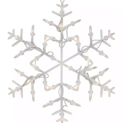 Hot LED Snowflake Window Silhouette, 13 in. Christmas Decorations