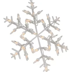Hot LED Snowflake Window Silhouette, 13 in. Christmas Decorations