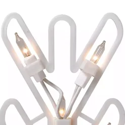 New LED Snowflake Window Silhouette, 15 in. Christmas Decorations