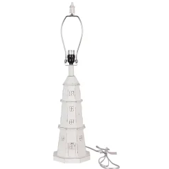 Kirklands Home Table Lamps|Lighthouse Table Lamp White
