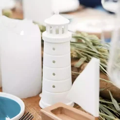 Hot Lighthouse Tealight Candle Holder, 6 in. Candle Holders