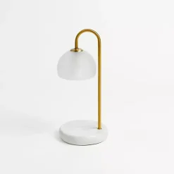 White Marble Base Candle Warmer Lamp Home Fragrance