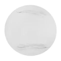 Kirklands Home Coffee Tables|Marble Round Black Loxley Coffee Table White