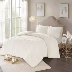 Kirklands Home Comforters|Medallion Full/Queen 3-pc. Comforter Set White