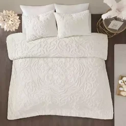 Kirklands Home Comforters|Medallion Full/Queen 3-pc. Comforter Set White