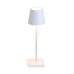 Kirklands Home Table Lamps|Metal LED Cordless Touch Lamp White