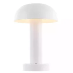 Kirklands Home Table Lamps|Metal LED Cordless Touch Lamp, 10 in. White