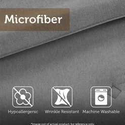 Kirklands Home Comforters|White Metallic 4-pc. Twin/Twin XL Comforter Set