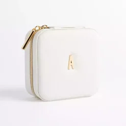Clearance Monogram A Travel Jewelry Box Monogram Seasonal Decor