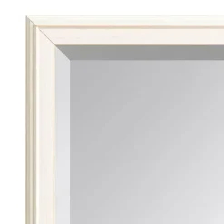 Kirklands Home Decorative Mirrors|White Oakhurst Rectangle Wall Mirror, 30 in.