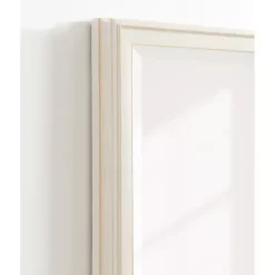 Kirklands Home Decorative Mirrors|White Oakhurst Rectangle Wall Mirror, 36 in.