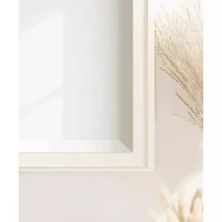 Kirklands Home Decorative Mirrors|White Oakhurst Rectangle Wall Mirror, 36 in.
