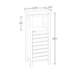 Kirklands Home Cabinets & Sideboards|Open Shelf Cabinet White