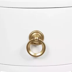 Kirklands Home Accent & End Tables|Oval Decklyn Accent Table White