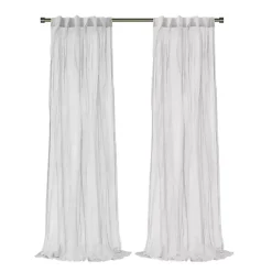 Kirklands Home Curtains & Drapes|Paloma Curtain Panel, 84 in. White