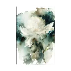 Kirklands Home Canvas Art|Peony Abstract Canvas Art Print White
