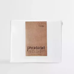 Kirklands Home Bedding Essentials|Pleated Microfiber Twin Bed Skirt White