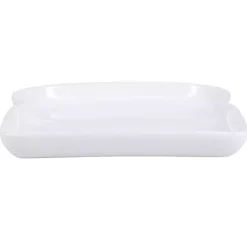 Kirklands Home Dinnerware|Porcelain Toast Plates, Set of 4 White