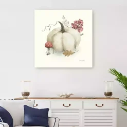 Outlet Pumpkin and Foliage Canvas Print, 30x30 in. Fall