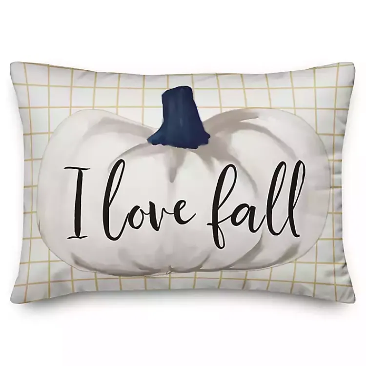 Online Pumpkin I Love Fall Pillow Fall