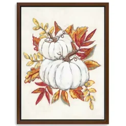 Outlet Pumpkins Framed Canvas Art Print Fall