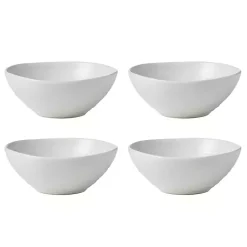 Kirklands Home Dinnerware|Ridge 12-pc. Stoneware Dinnerware Set White