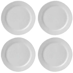 Kirklands Home Dinnerware|Ridge 12-pc. Stoneware Dinnerware Set White