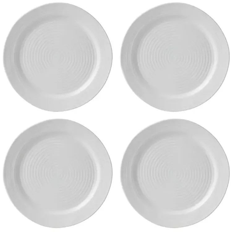 Kirklands Home Dinnerware|Ridge 12-pc. Stoneware Dinnerware Set White