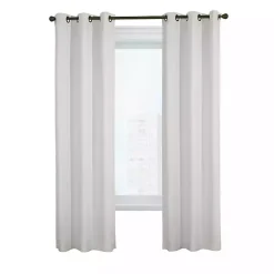 Kirklands Home Curtains & Drapes|Room Darkening Curtain Panel Set, 63 in. White