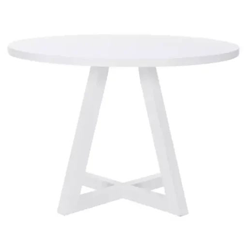 Kirklands Home Dining Tables|Round Criss-Cross Base Dining Table White
