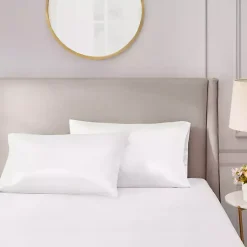 Kirklands Home Bed Sheets|Satin King 2-pc. Pillow Case Set White