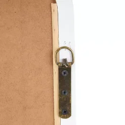 Kirklands Home Decorative Mirrors|White Scroll Arched Rectangle Wall Mirror