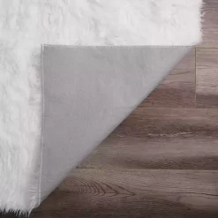 Kirklands Home Area Rugs|Shag Washable Area Rug, 5x7 White