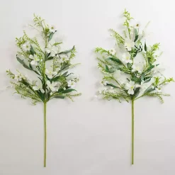 Clearance Spring Flower Stems, Set of 2 Stems & Bouquets