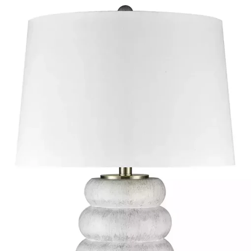 Kirklands Home Table Lamps|Stacked Bubble Table Lamp White