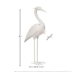 Sale Standing Egret Statue, 18 in. Statues & Figurines