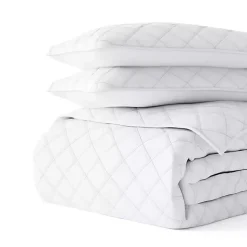 Kirklands Home Quilts|Stitched Diamond 2-pc. Twin Quilt Set White